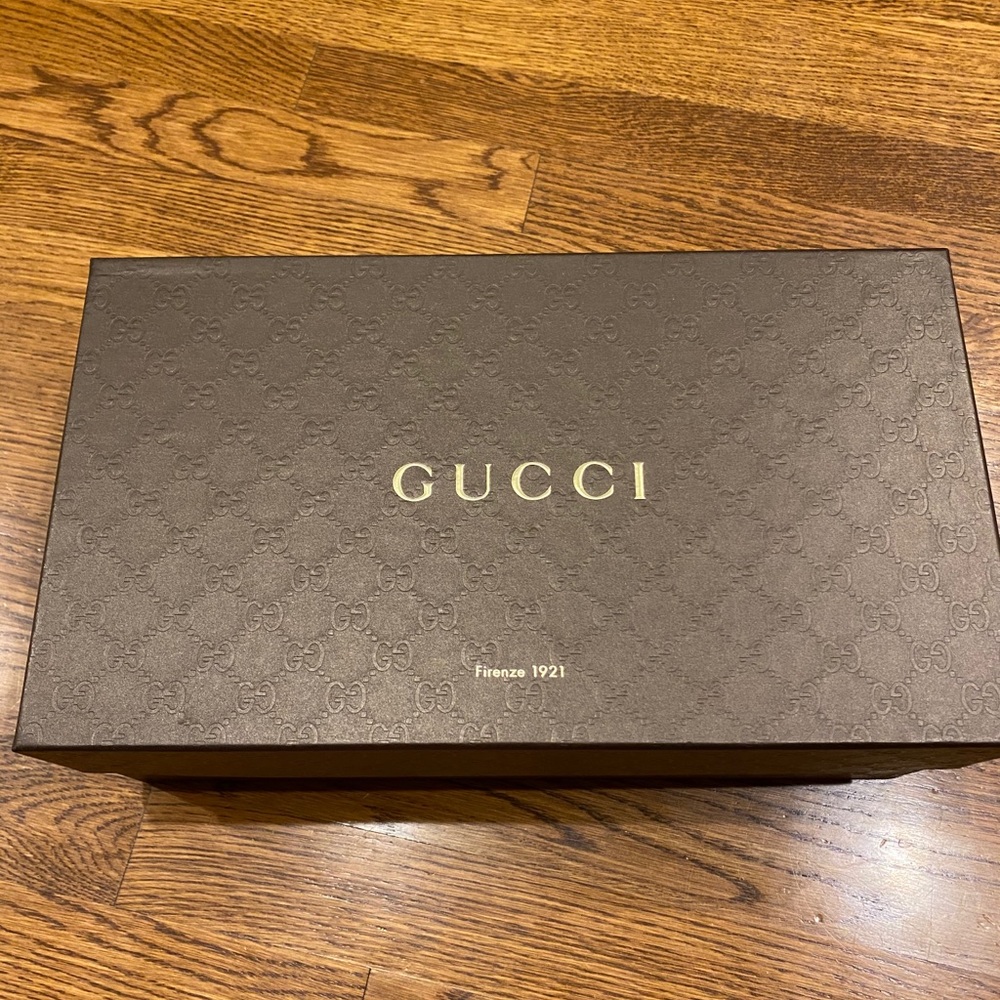 Gucci Black Leather Dress Shoes,9 UK, brand new, - Picture 2 of 5